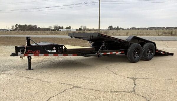 Flatbed trailers for sale in Jonesboro, Arkansas, part of the trailer financing options available for buyers with bad credit